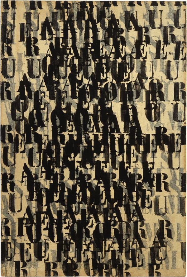 Bruno Di Bello : Eur  (1962)  - Tecnica mista su carta applicata su tela - Auction Contemporary Art - I - Casa d'aste Farsettiarte