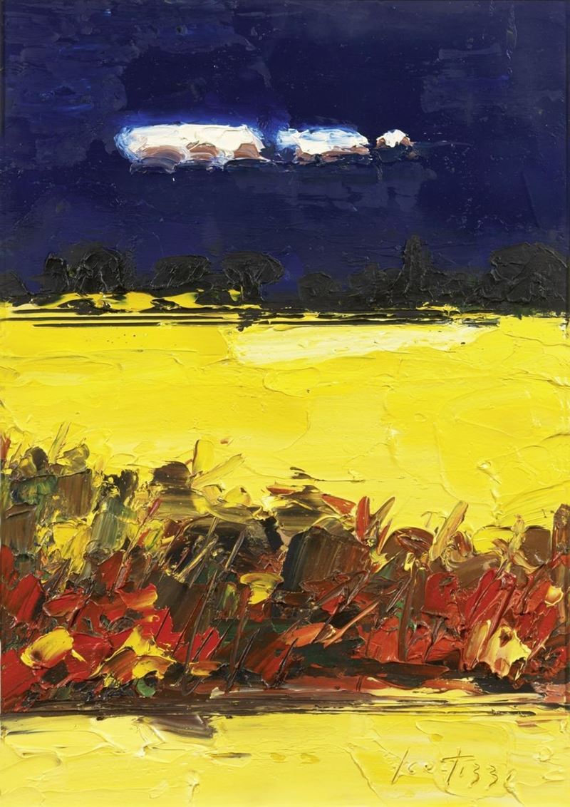 Sergio Scatizzi - Paesaggio All'imbrunire