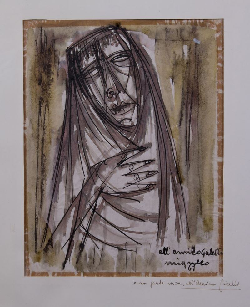 Giuseppe Migneco - Figura Femminile