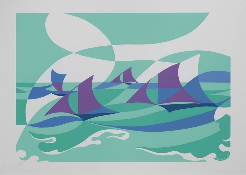 Giacomo Balla - Linee Forza di Mare