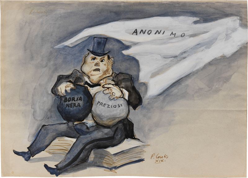 Primo Conti - Illustrazione per la Rivista «il Bargello»