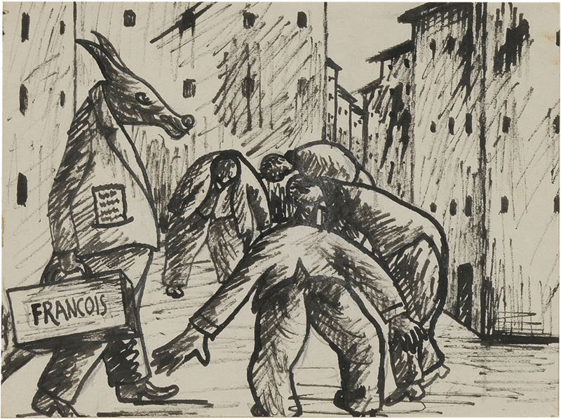 Ottone Rosai - Tre Disegni per «il Bargello»
