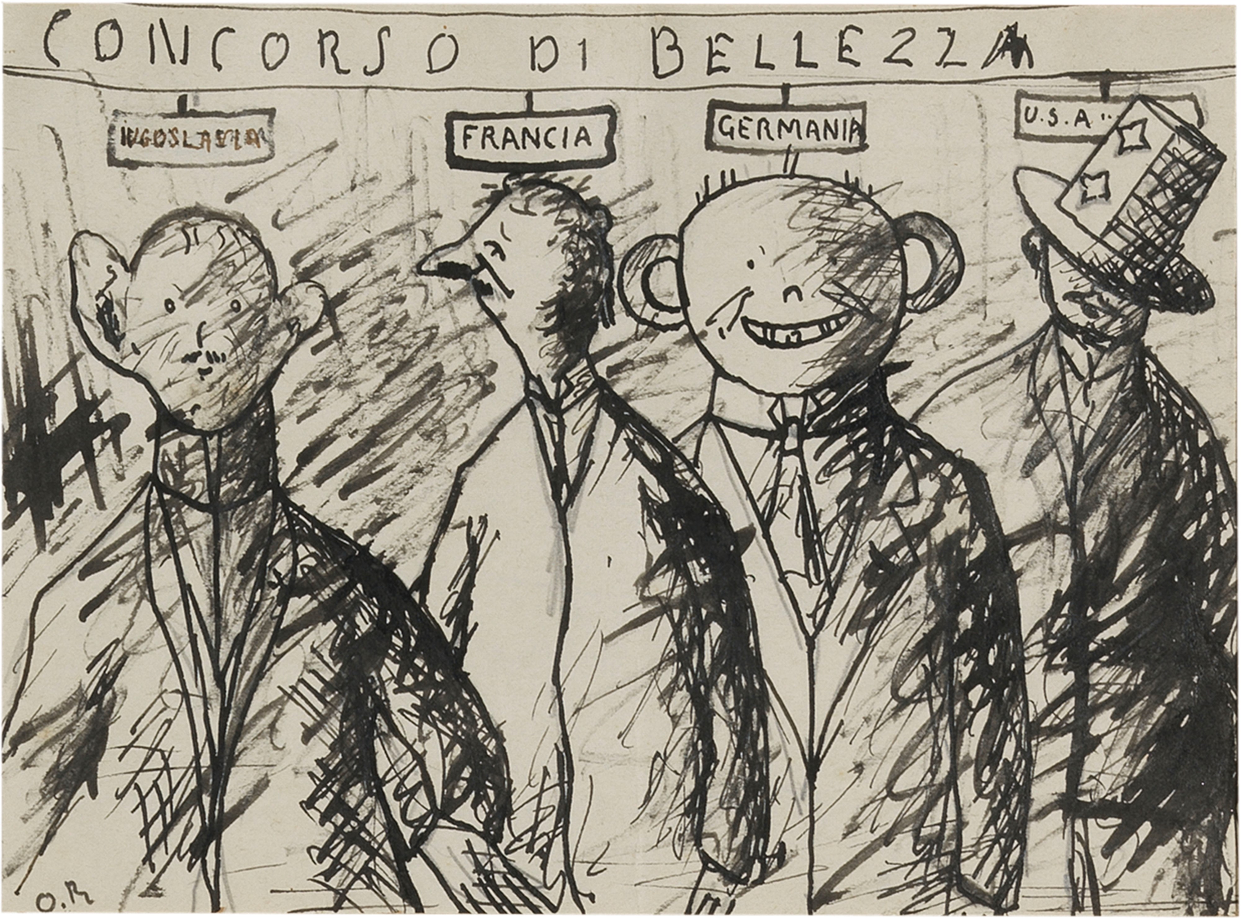 Ottone Rosai - Tre Disegni per «il Bargello»