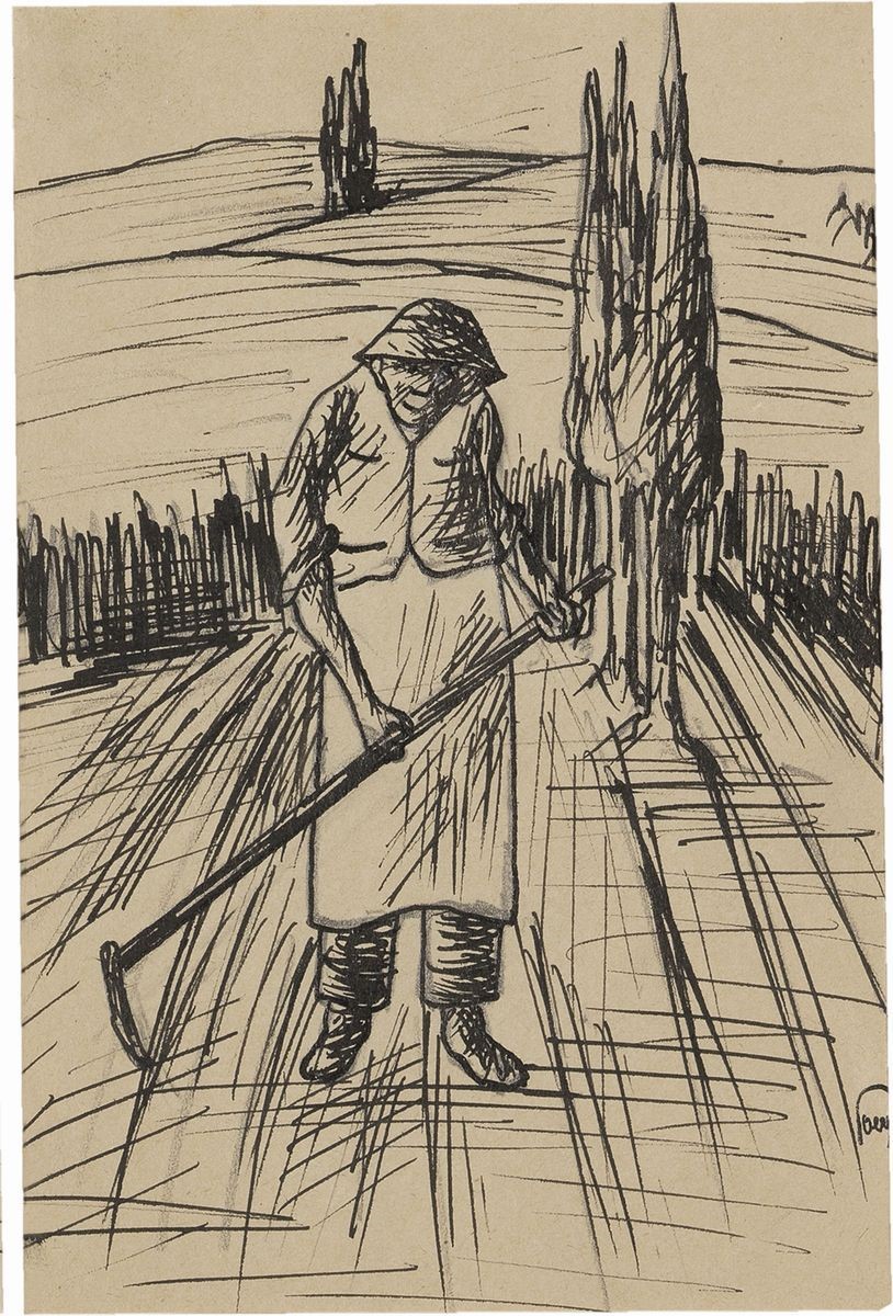 Ottone Rosai - Tre Disegni per «il Bargello»