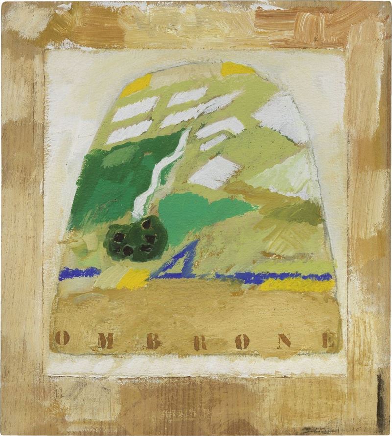 Joe Tilson - Le Crete Senesi. Ombrone