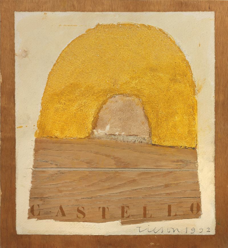 Joe Tilson - Le Crete Senesi. Castello