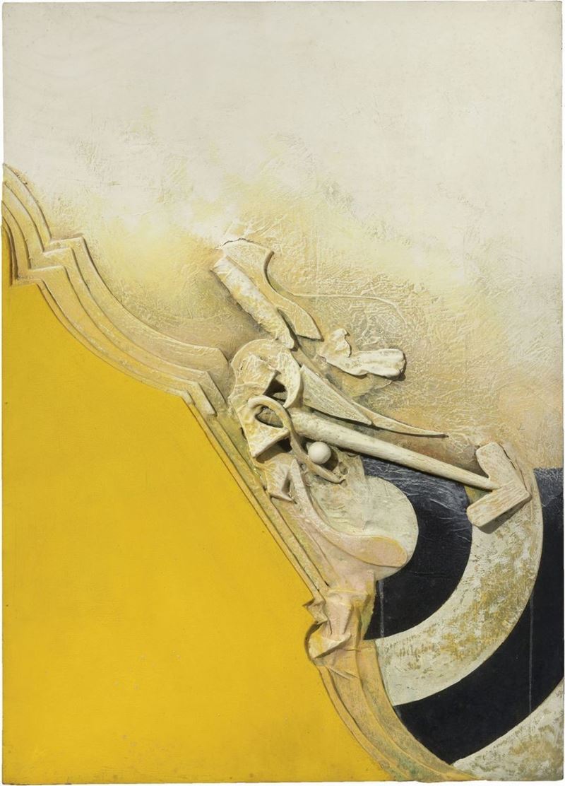 Lucio del Pezzo - Dittico Giallo i