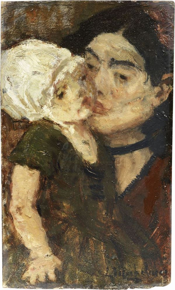 Luigi Michelacci - Mamma con bambino