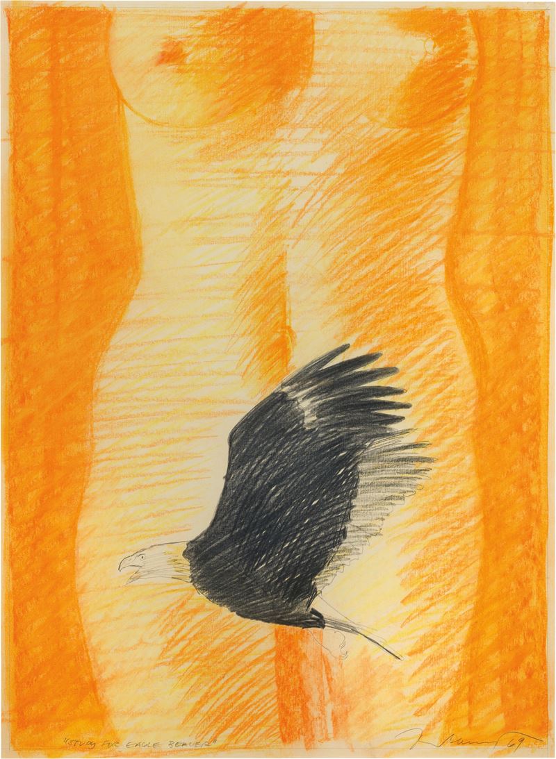 Mel Ramos - Study For Eagle Beaver