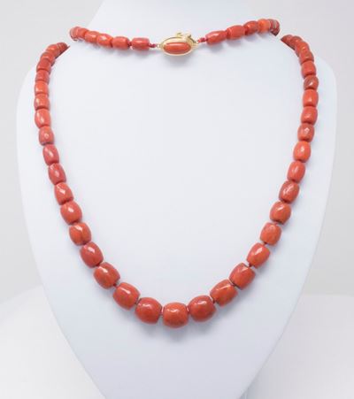Collana in Corallo Rosso