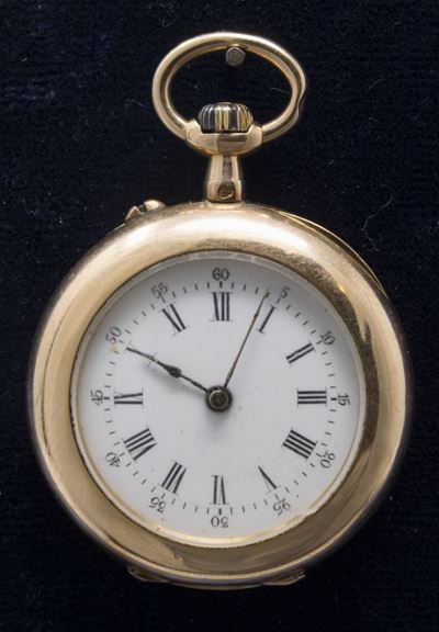 Orologio da Tasca in Oro a Doppia Cassa