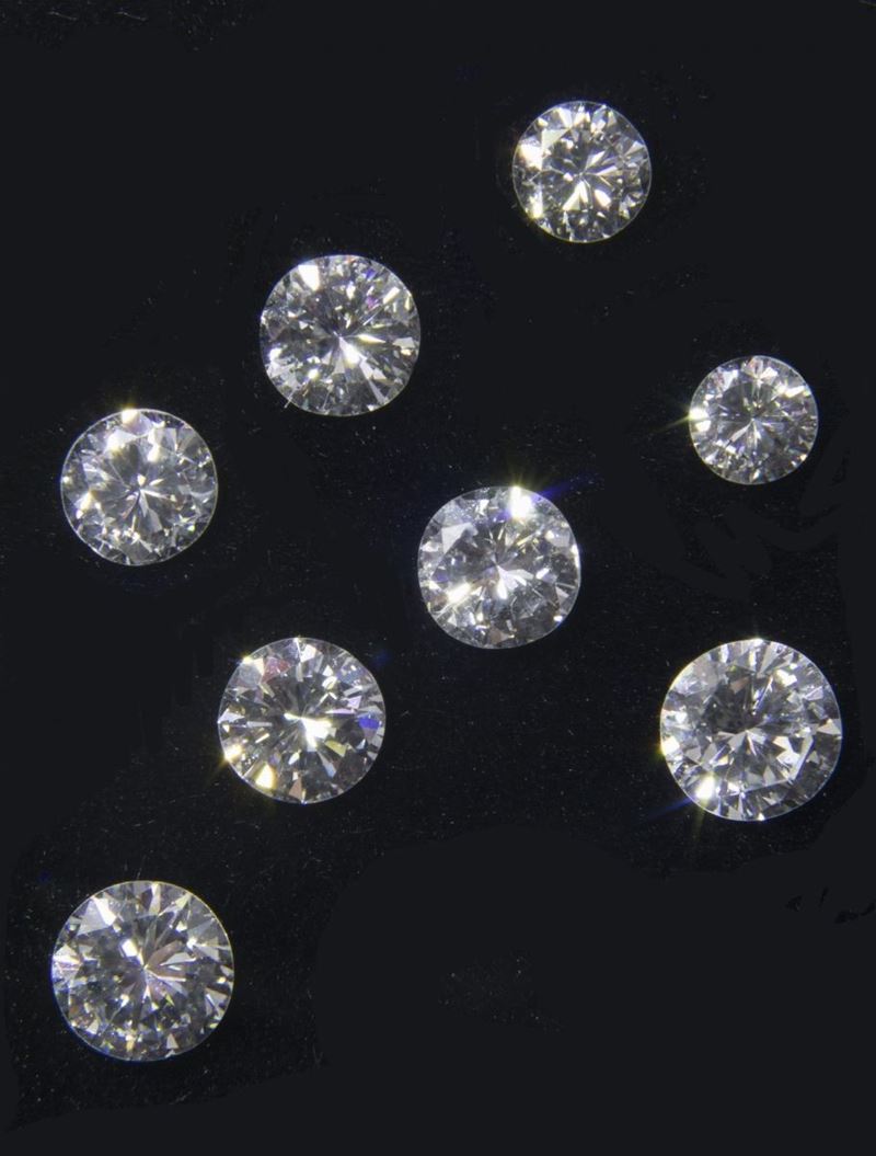 Otto Diamanti Taglio Brillante