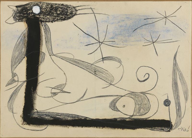 Joan Miró - Chien Dans la Nuit