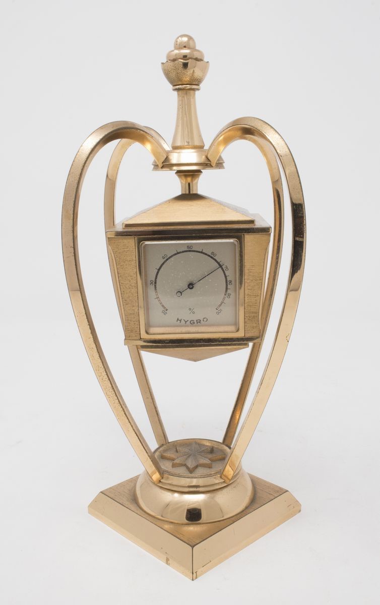 Angelus Orologio da Tavolo in Metallo Dorato