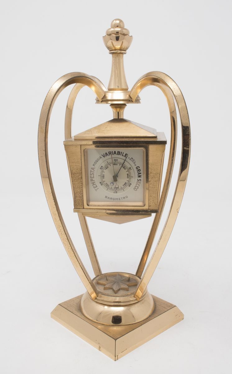 Angelus Orologio da Tavolo in Metallo Dorato