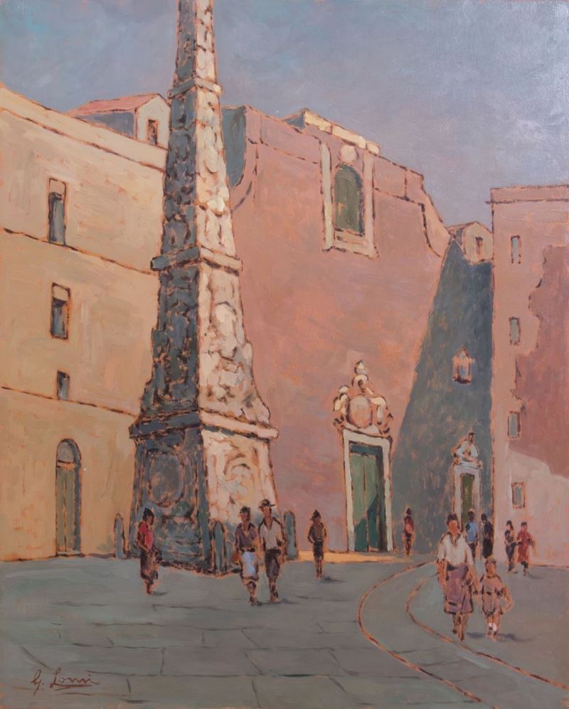 Giovanni Lomi - Piazza del Gesù, Napoli