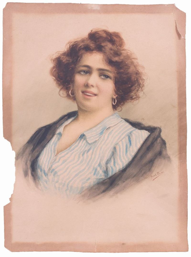 Romolo Tessari - Ritratto di Fanciulla