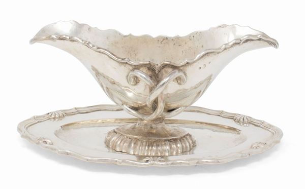 Salsiera in argento  - Auction The Art of the Table - Casa d'aste Farsettiarte