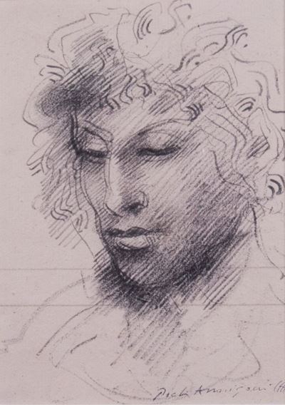 Due Disegni Raffiguranti «volto di Uomo»