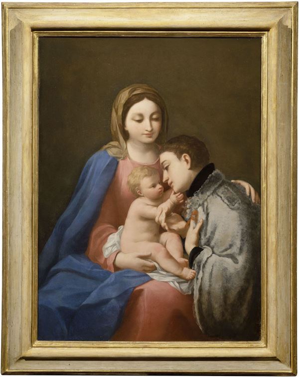 Francesco Trevisani (attr. a) - Madonna col Bambino e Sant'Antonio da Padova