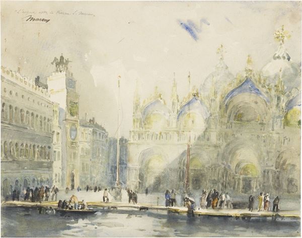 Maceo Casadei - L'acqua alta in piazza S. Marco