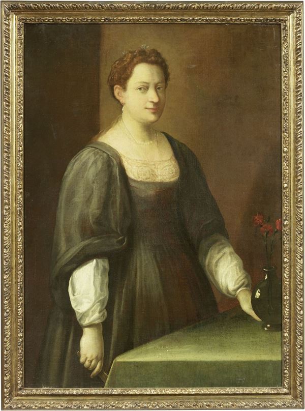 Scuola Italia settentrionale del XVII secolo - Ritratto di donna