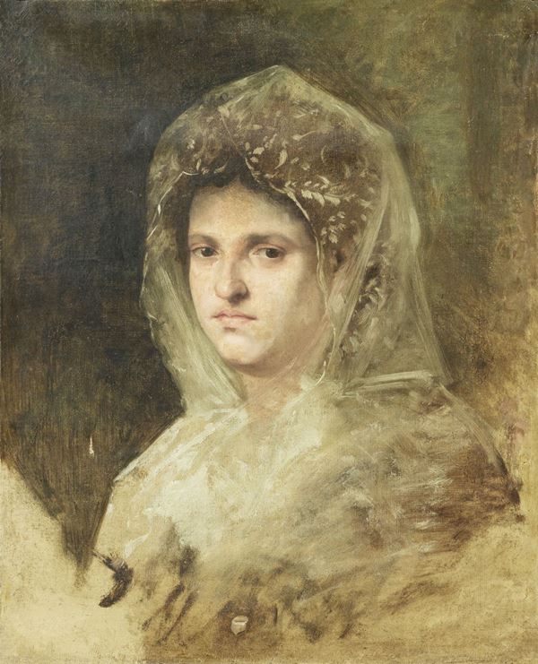 Scuola Italia centro-meridionale inizio XIX secolo - Ritratto di donna