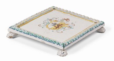 Centrotavola in Maiolica Policroma