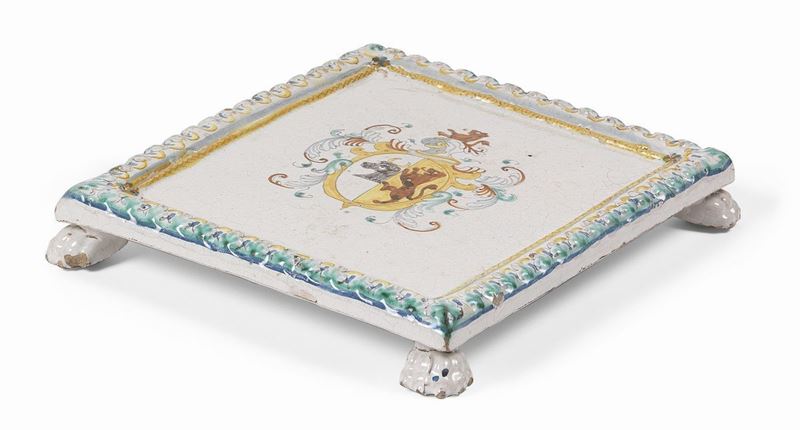 Centrotavola in Maiolica Policroma