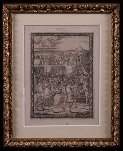 Condottiero Romano che Arringa i Cavalieri