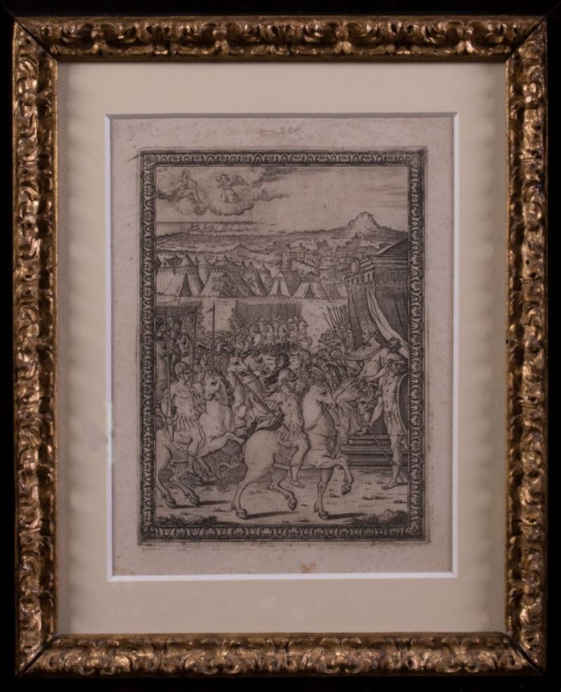Ignoto Seconda Metà del XVI Secolo - Condottiero Romano che Arringa i Cavalieri