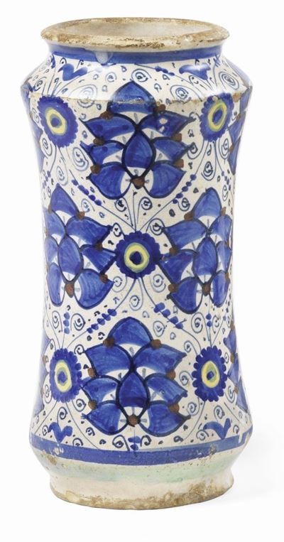 Albarello in Maiolica Policroma