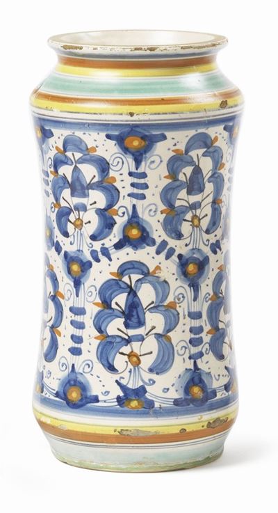 Albarello in Maiolica Policroma