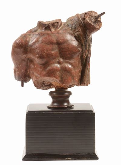 Torso Maschile Acefalo Panneggiato