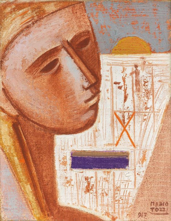 Mario Tozzi : L'alba  (1967)  - Olio su tela - Auction Modern Art - II - Casa d'aste Farsettiarte