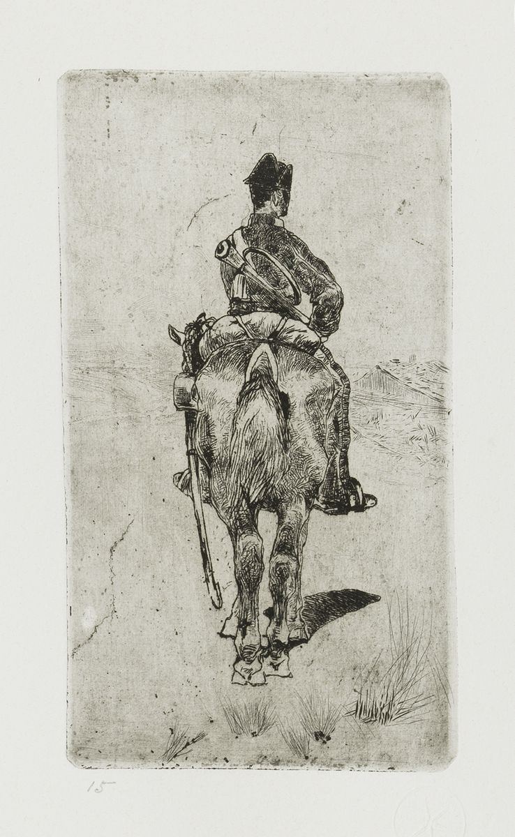 Giovanni Fattori - Carabiniere a Cavallo