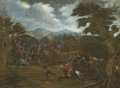 Scena di Battaglia di Cavalleria