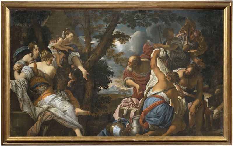 Giuseppe Nicola Nasini - Ritrovamento di Mosè