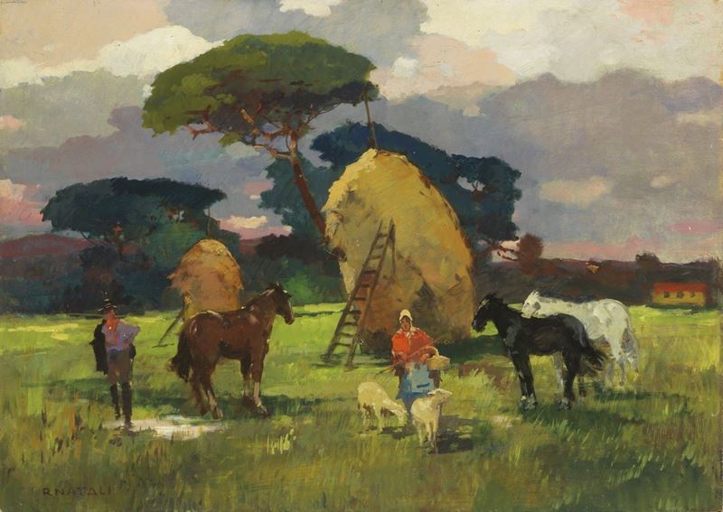 Renato Natali - Campagna con Pagliai
