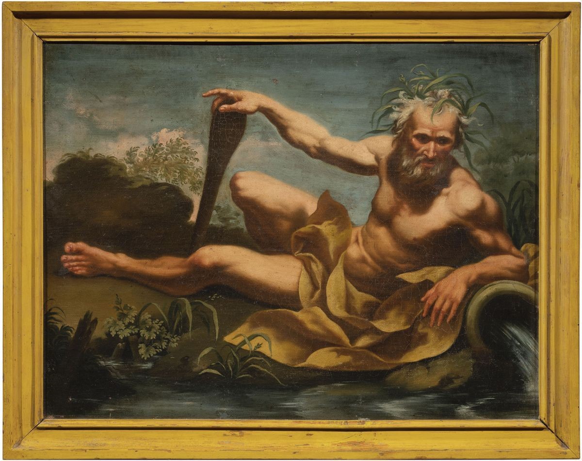 Girolamo Troppa - «figura Allegorica del Tempo» e «figura Allegorica di un Fiume»