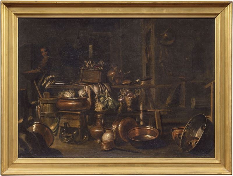 Giovanni Domenico Valentino - Interno di Cucina