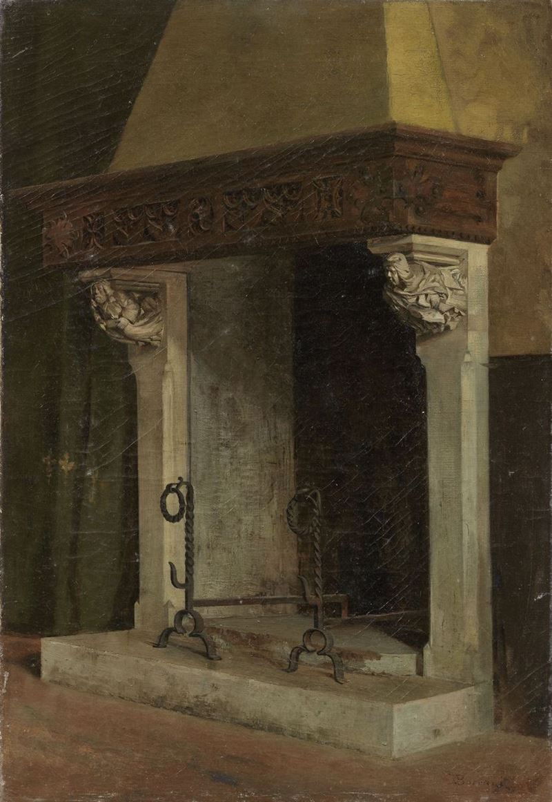 Odoardo Borrani - Antico Camino di Palazzo Toscano