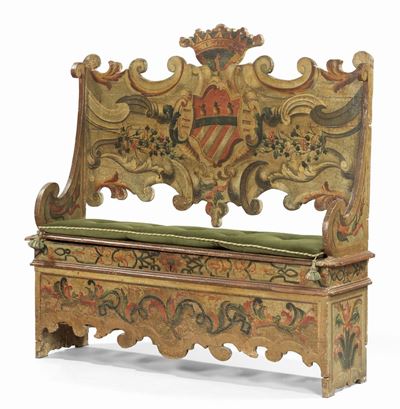 Cassapanca in Legno Laccato