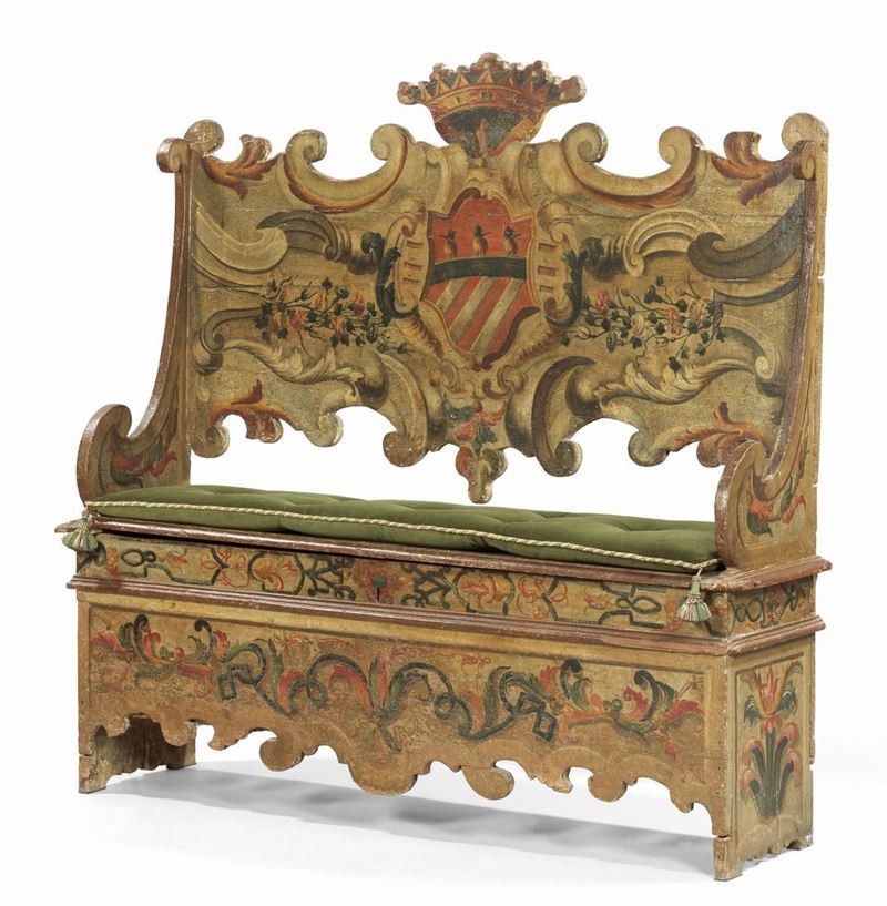 Cassapanca in Legno Laccato