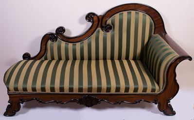 Dormeuse in Legno di Noce