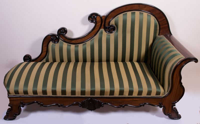 Dormeuse in Legno di Noce
