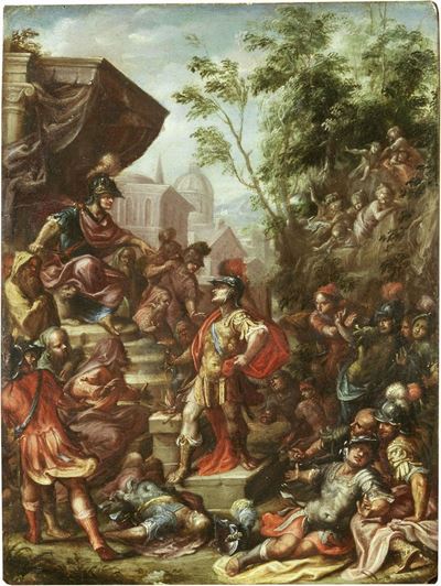 Muzio Scevola di Fronte al Re Porsenna