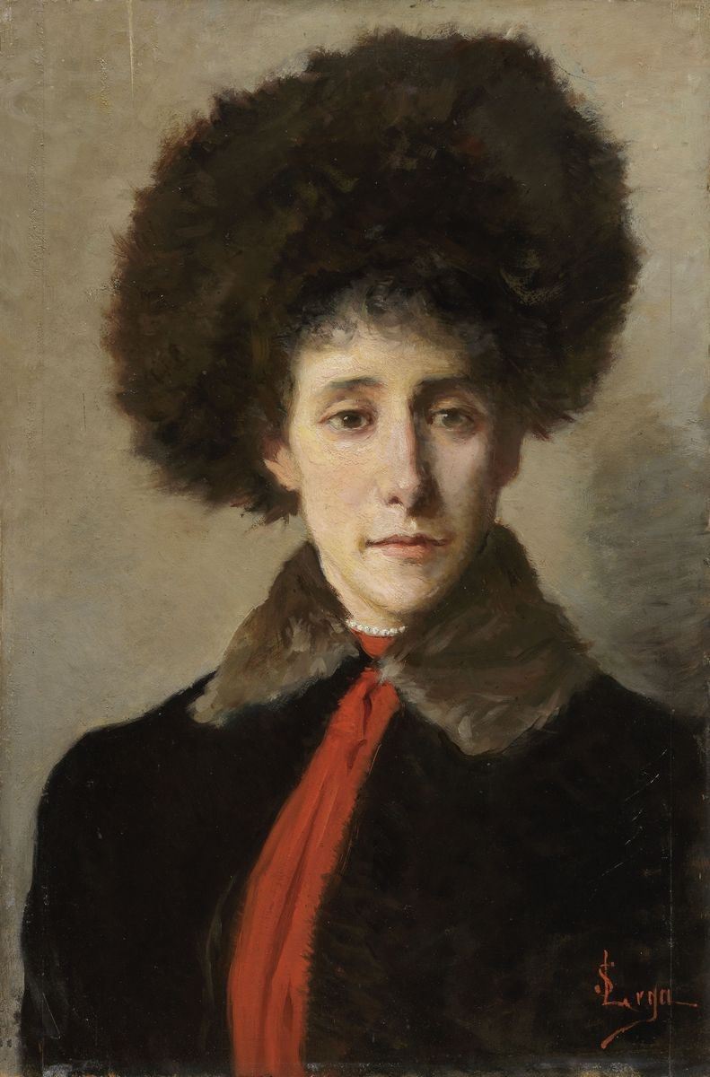 Silvestro Lega - Ritratto della Signorina Titta Elisa Guidacci