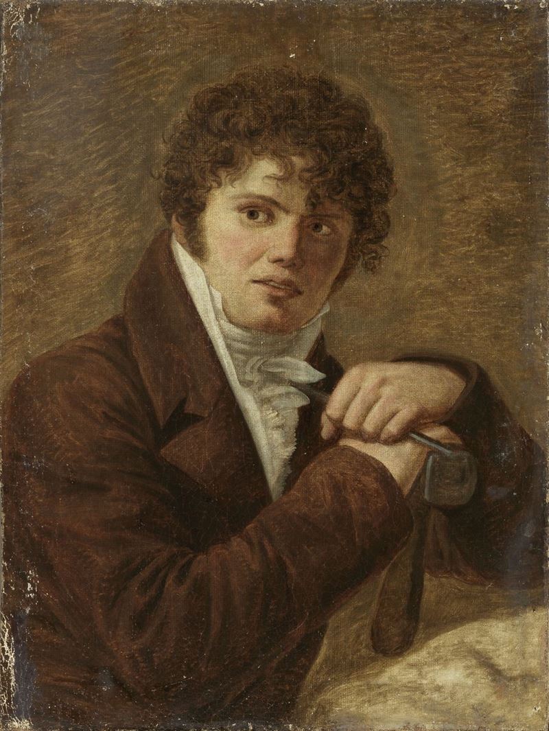 Anonimo del XIX Secolo - Ritratto Maschile