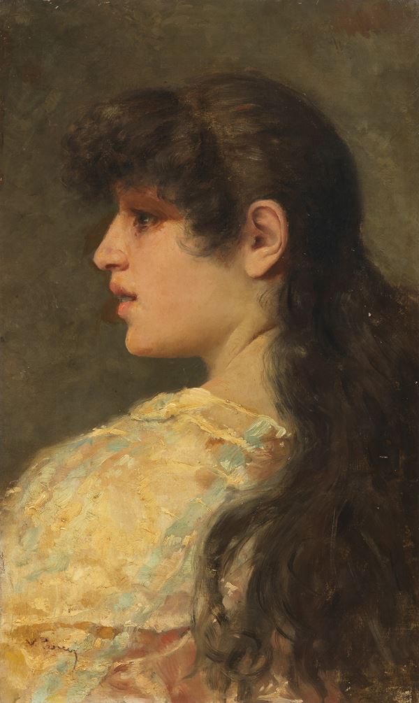 Vittorio Corcos - Ritratto di donna